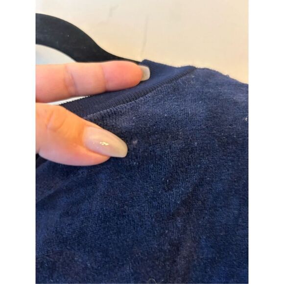 Vintage 70s 80s Auburn University Tigers Velour V-Neck Sweatshirt Gepner Wear US - Picture 7 of 7